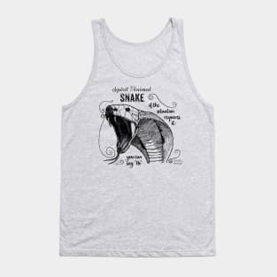 Spirit animal - Snake black Tank Top